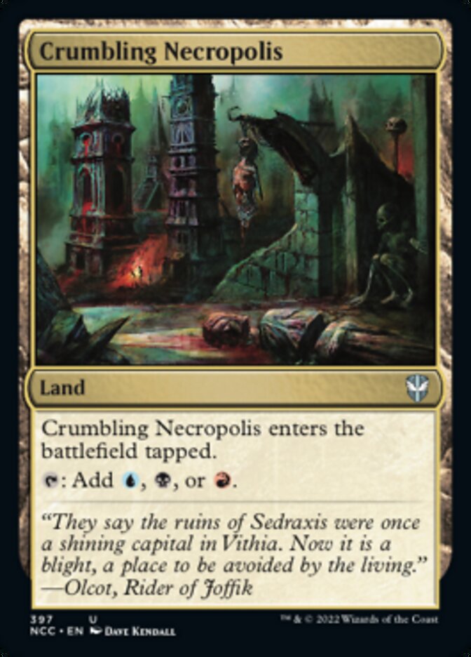 Crumbling Necropolis [Streets of New Capenna Commander] | Jomio and Rueliete's Cards and Comics