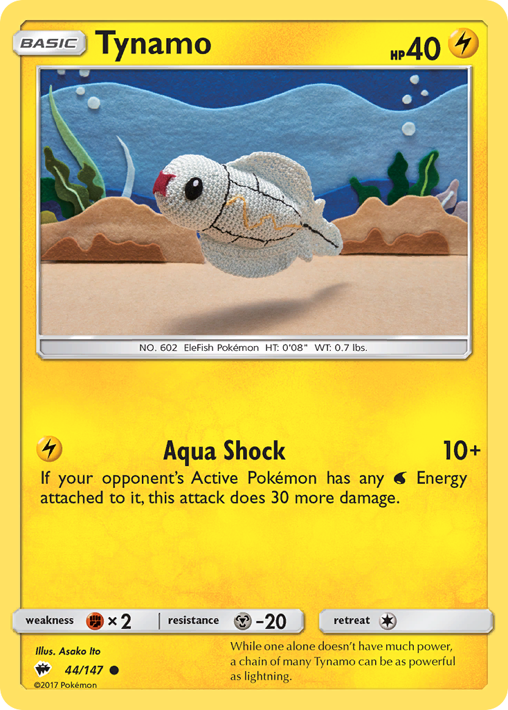 Tynamo (44/147) [Sun & Moon: Burning Shadows] | Jomio and Rueliete's Cards and Comics
