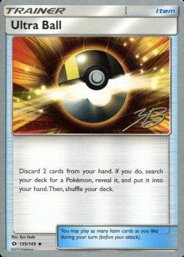 Ultra Ball (135/149) (Ice Path FTW - Zachary Bokhari) [World Championships 2017] | Jomio and Rueliete's Cards and Comics