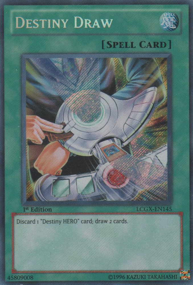 Destiny Draw [LCGX-EN145] Secret Rare | Jomio and Rueliete's Cards and Comics