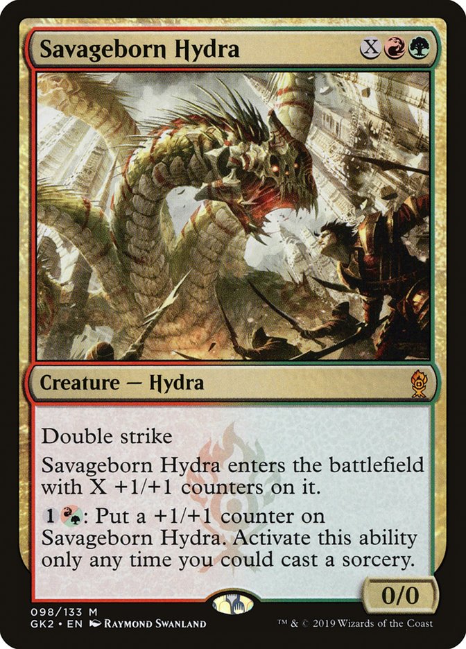 Savageborn Hydra [Ravnica Allegiance Guild Kit] | Jomio and Rueliete's Cards and Comics