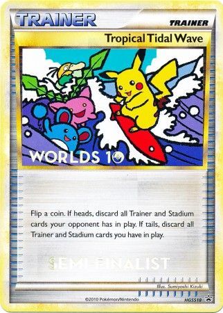 Tropical Tidal Wave (HGSS18) (Semi Finalist) [HeartGold & SoulSilver: Black Star Promos] | Jomio and Rueliete's Cards and Comics