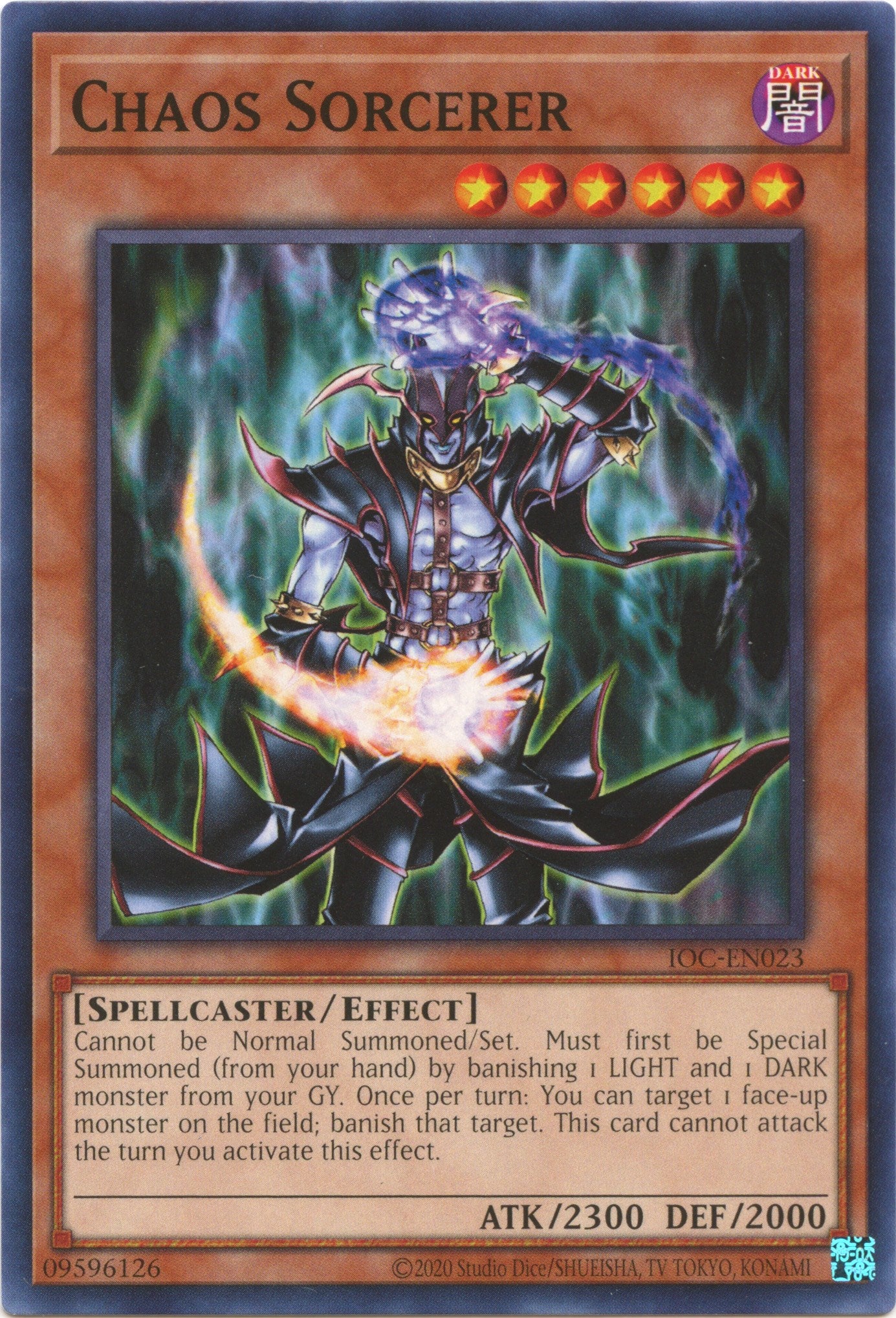 Chaos Sorcerer (25th Anniversary) [IOC-EN023] Common | Jomio and Rueliete's Cards and Comics
