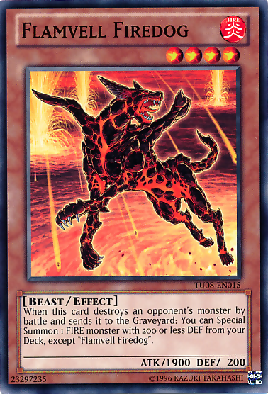 Flamvell Firedog [TU08-EN015] Common | Jomio and Rueliete's Cards and Comics