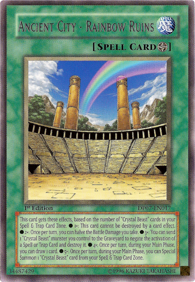 Ancient City - Rainbow Ruins [DP07-EN017] Rare | Jomio and Rueliete's Cards and Comics