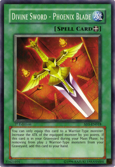 Divine Sword - Phoenix Blade [SD5-EN018] Common | Jomio and Rueliete's Cards and Comics