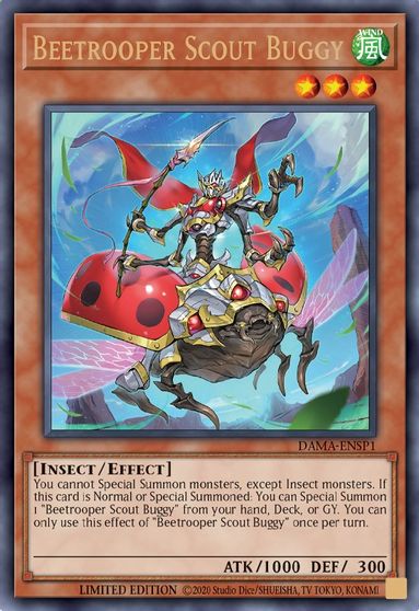 Beetrooper Scout Buggy [DAMA-ENSP1] Ultra Rare | Jomio and Rueliete's Cards and Comics