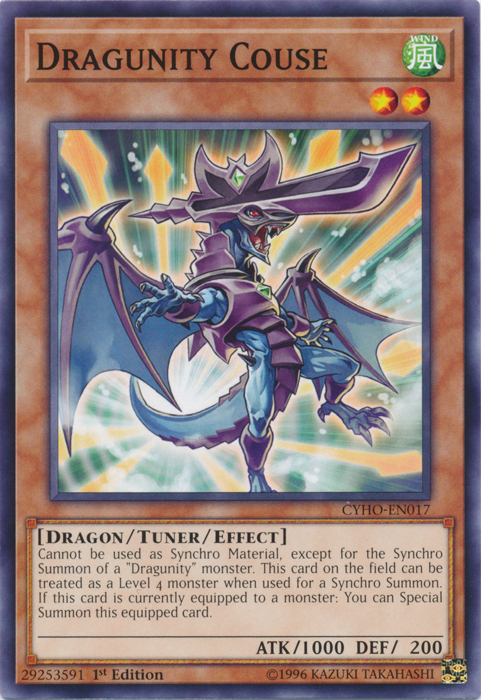 Dragunity Couse [CYHO-EN017] Common | Jomio and Rueliete's Cards and Comics