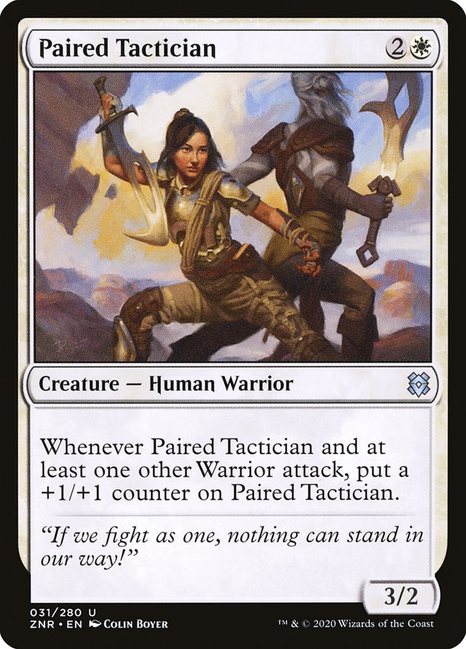 Paired Tactician [Zendikar Rising] | Jomio and Rueliete's Cards and Comics