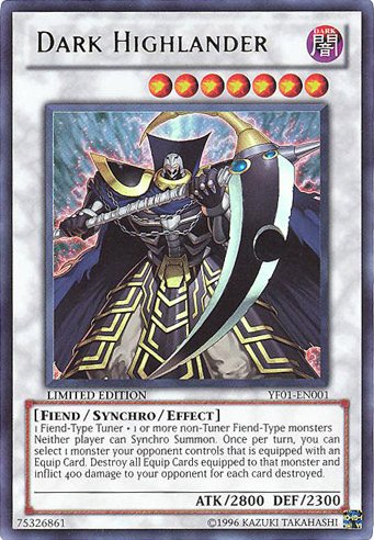 Dark Highlander [YF01-EN001] Ultra Rare | Jomio and Rueliete's Cards and Comics