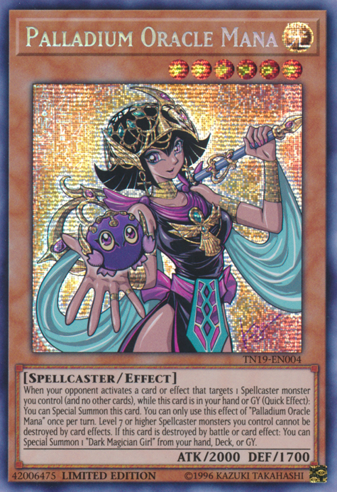 Palladium Oracle Mana [TN19-EN004] Prismatic Secret Rare | Jomio and Rueliete's Cards and Comics