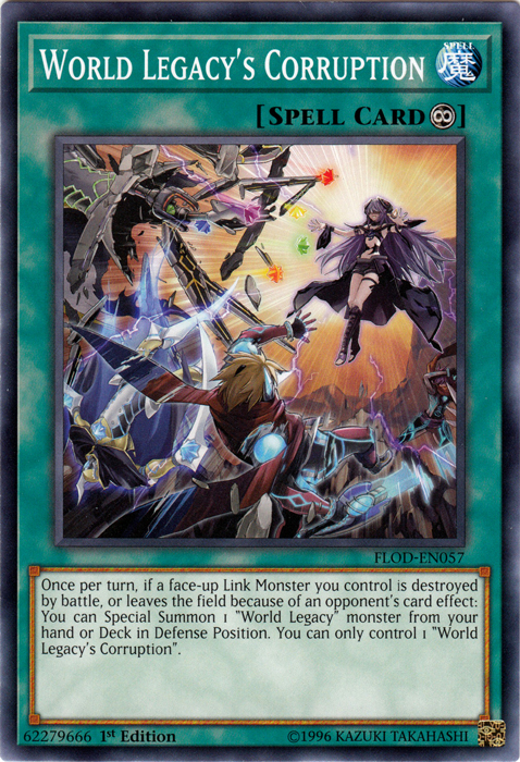World Legacy's Corruption [FLOD-EN057] Common | Jomio and Rueliete's Cards and Comics