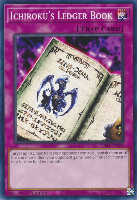 Ichiroku's Ledger Book [DIFO-EN078] Common | Jomio and Rueliete's Cards and Comics