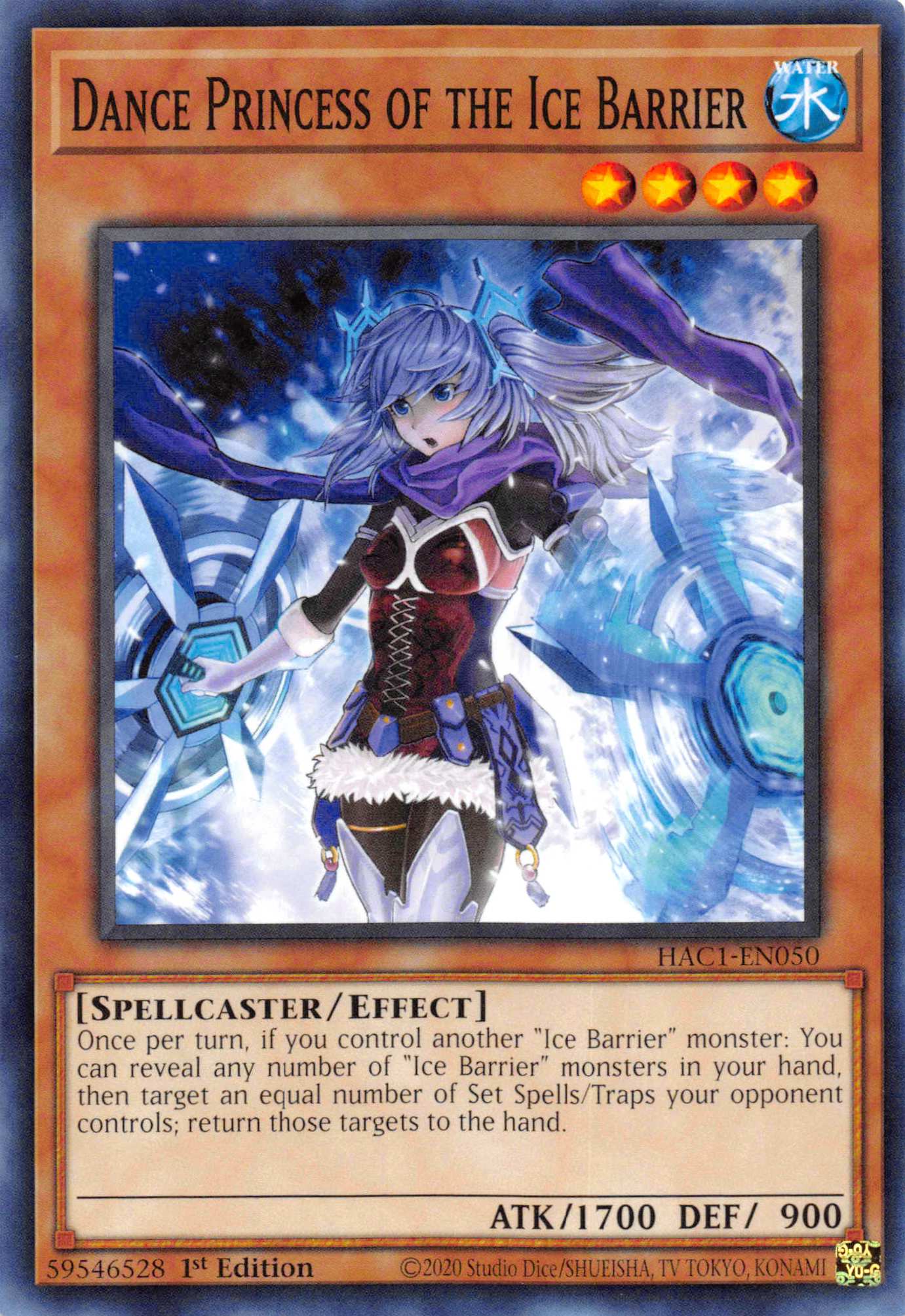 Dance Princess of the Ice Barrier [HAC1-EN050] Common | Jomio and Rueliete's Cards and Comics