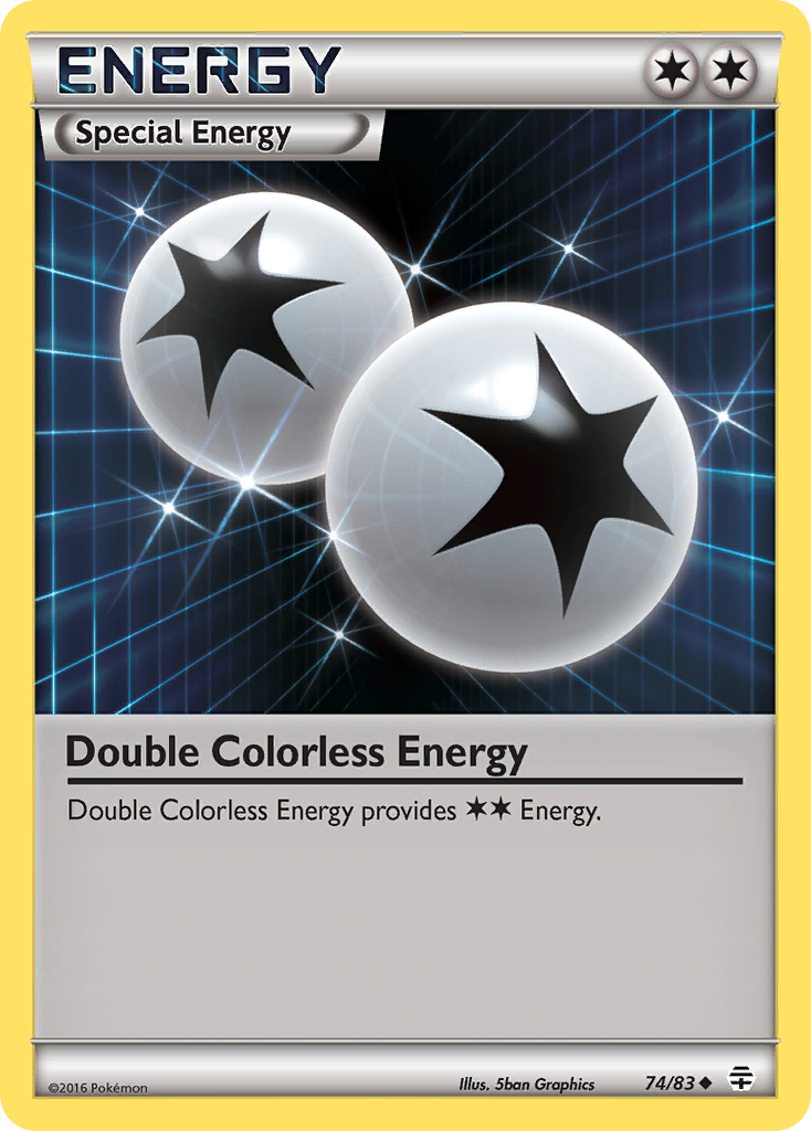 Double Colorless Energy (74/83) [XY: Generations] | Jomio and Rueliete's Cards and Comics