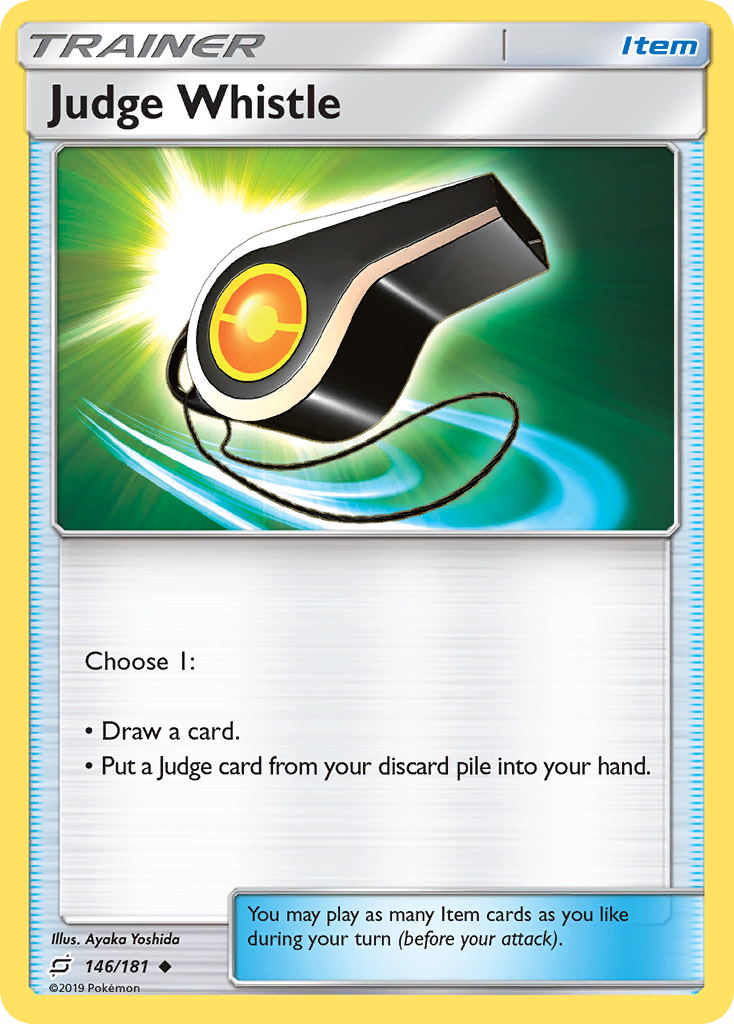 Judge Whistle (146/181) [Sun & Moon: Team Up] | Jomio and Rueliete's Cards and Comics