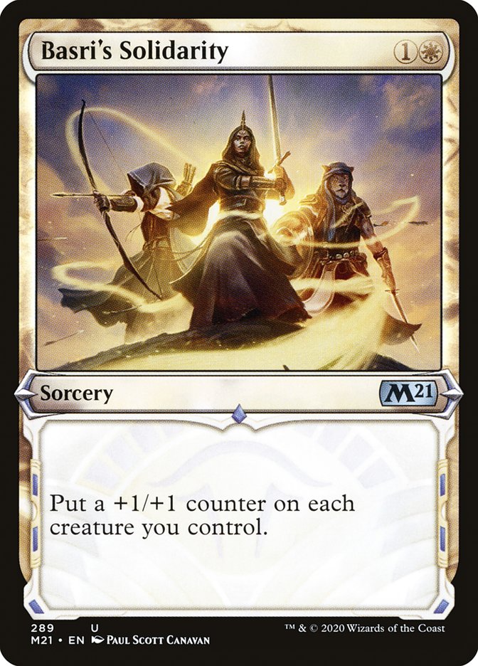 Basri's Solidarity (Showcase) [Core Set 2021] | Jomio and Rueliete's Cards and Comics