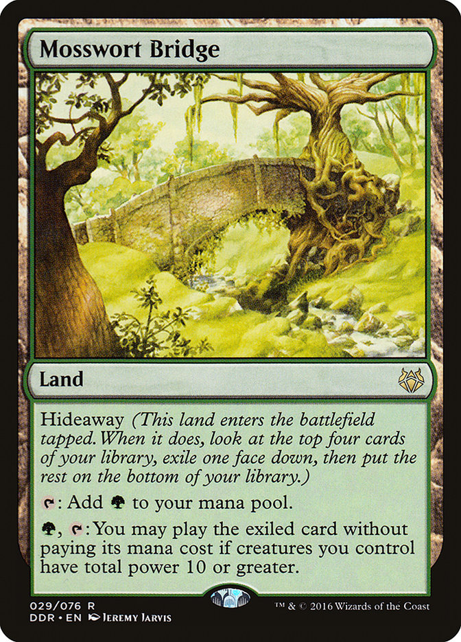 Mosswort Bridge [Duel Decks: Nissa vs. Ob Nixilis] | Jomio and Rueliete's Cards and Comics