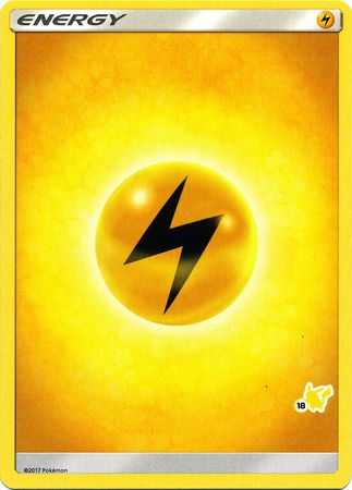 Lightning Energy (Pikachu Stamp #18) [Battle Academy 2020] | Jomio and Rueliete's Cards and Comics