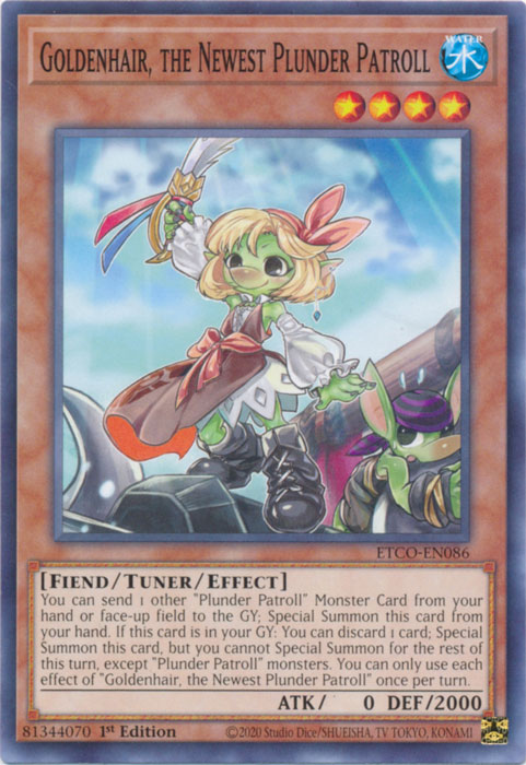 Goldenhair, the Newest Plunder Patroll [ETCO-EN086] Common | Jomio and Rueliete's Cards and Comics