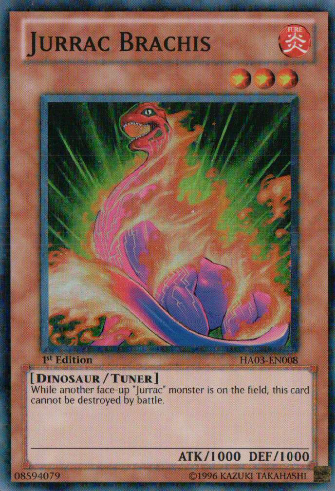 Jurrac Brachis [HA03-EN008] Super Rare | Jomio and Rueliete's Cards and Comics