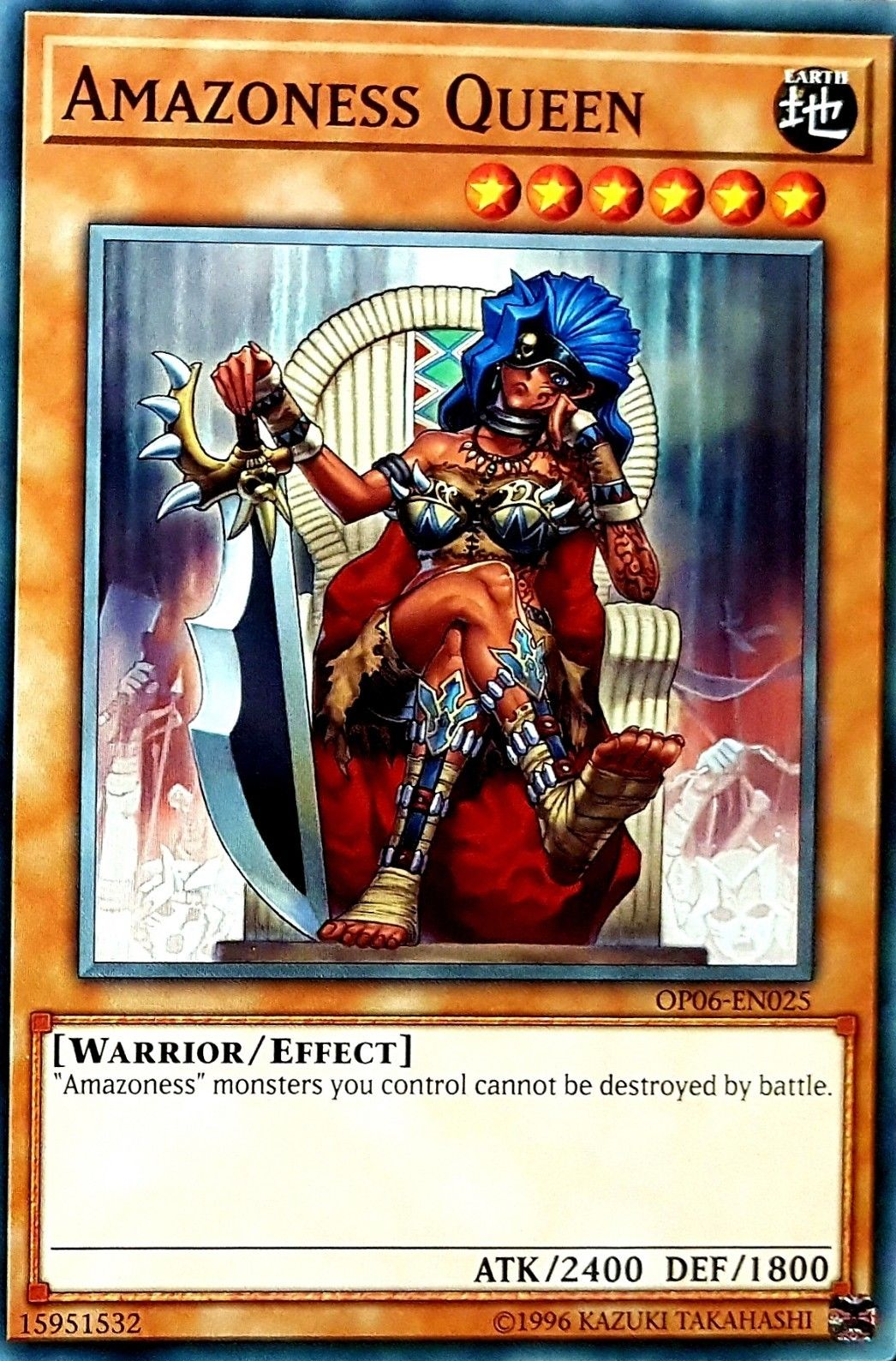 Amazoness Queen [OP06-EN025] Common | Jomio and Rueliete's Cards and Comics