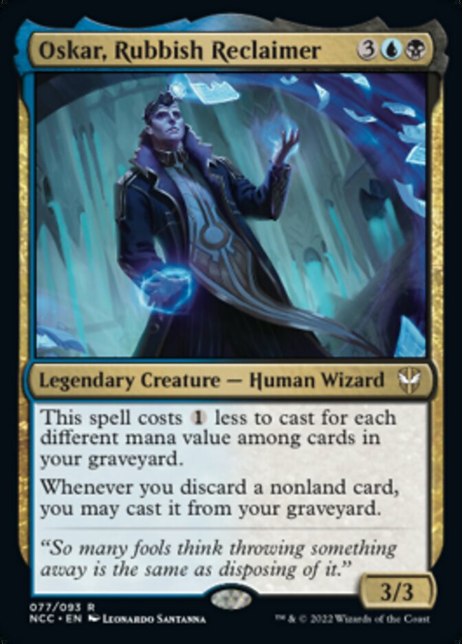 Oskar, Rubbish Reclaimer [Streets of New Capenna Commander] | Jomio and Rueliete's Cards and Comics