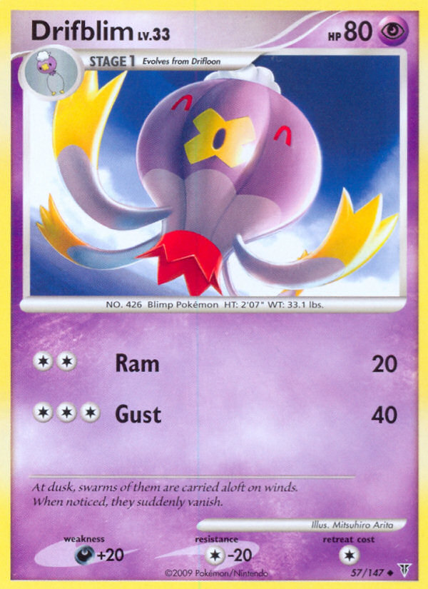 Drifblim (57/147) [Platinum: Supreme Victors] | Jomio and Rueliete's Cards and Comics