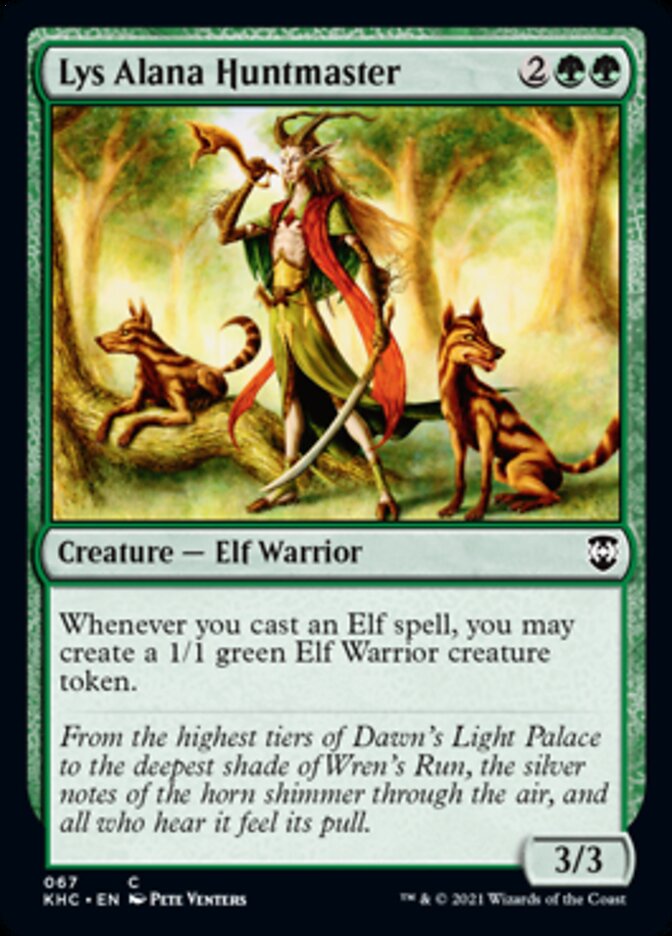 Lys Alana Huntmaster [Kaldheim Commander] | Jomio and Rueliete's Cards and Comics