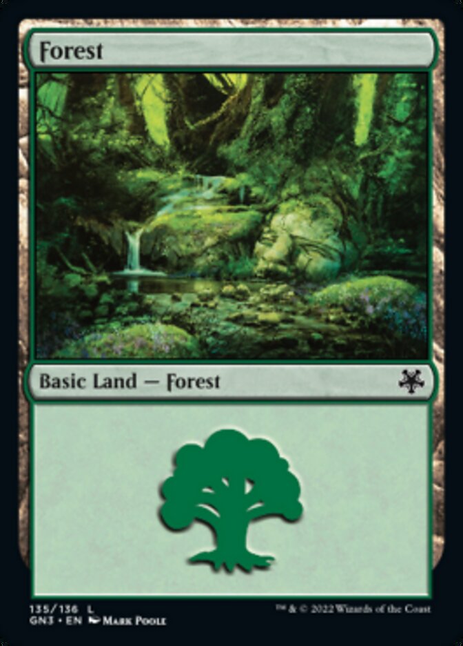 Forest (135) [Game Night: Free-for-All] | Jomio and Rueliete's Cards and Comics