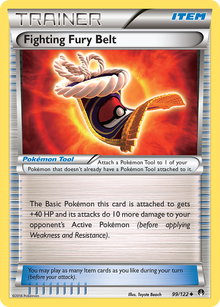 Fighting Fury Belt (99/122) [XY: BREAKpoint] | Jomio and Rueliete's Cards and Comics
