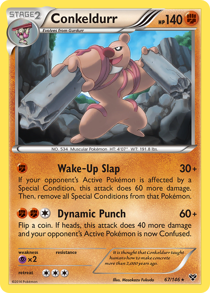 Conkeldurr (67/146) [XY: Base Set] | Jomio and Rueliete's Cards and Comics