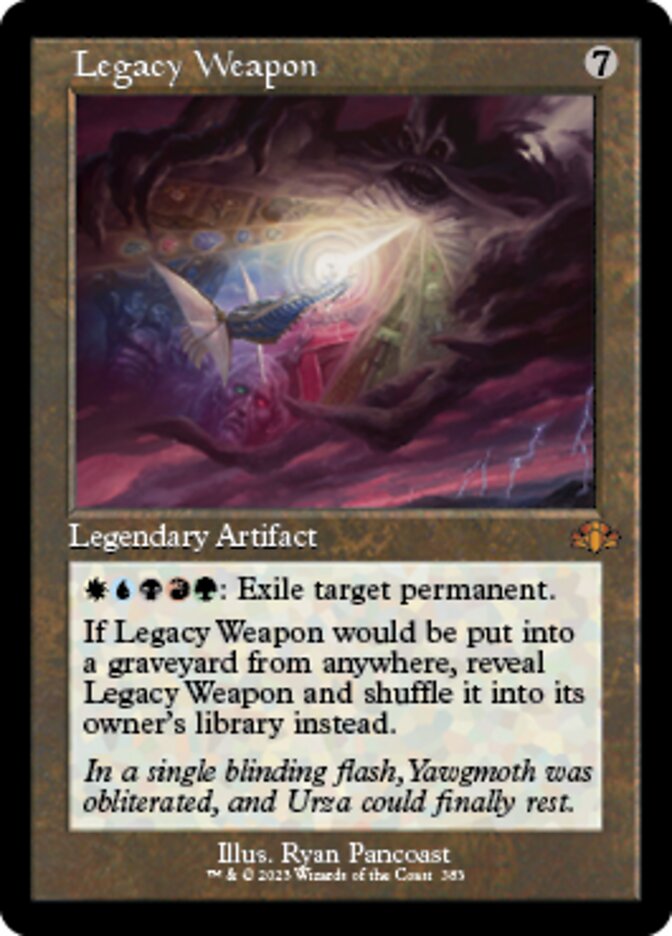 Legacy Weapon (Retro) [Dominaria Remastered] | Jomio and Rueliete's Cards and Comics