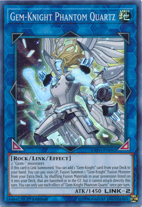 Gem-Knight Phantom Quartz [EXFO-EN092] Super Rare | Jomio and Rueliete's Cards and Comics