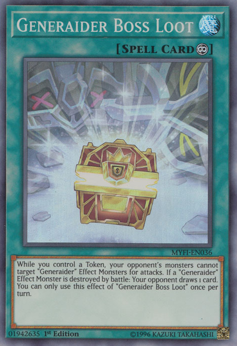 Generaider Boss Loot [MYFI-EN036] Super Rare | Jomio and Rueliete's Cards and Comics