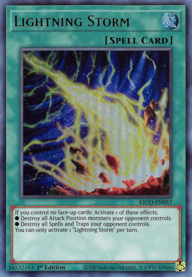 Lightning Storm (Ultra Rare) [KICO-EN057] Ultra Rare | Jomio and Rueliete's Cards and Comics