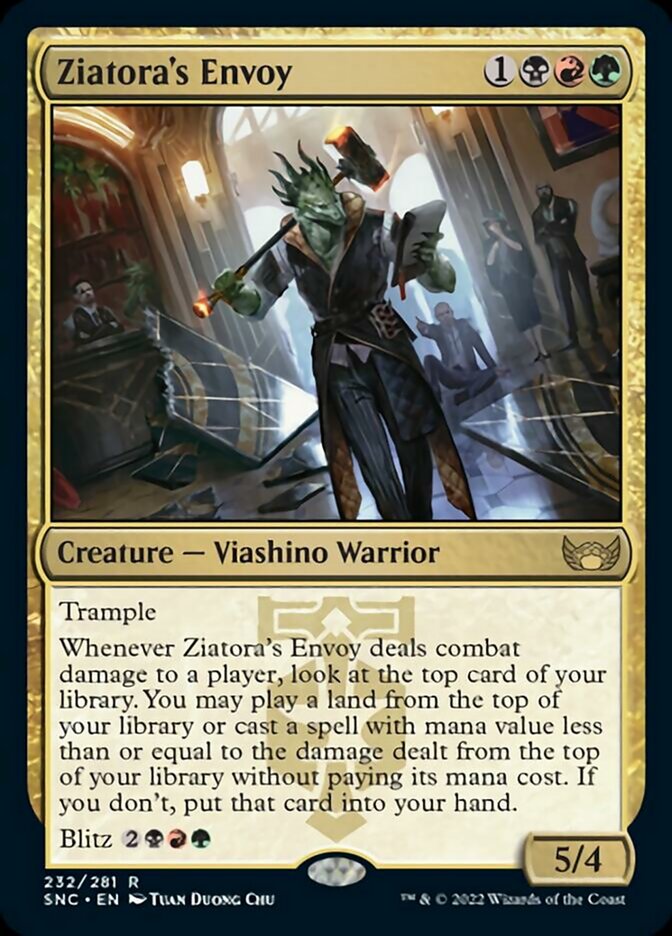 Ziatora's Envoy [Streets of New Capenna] | Jomio and Rueliete's Cards and Comics