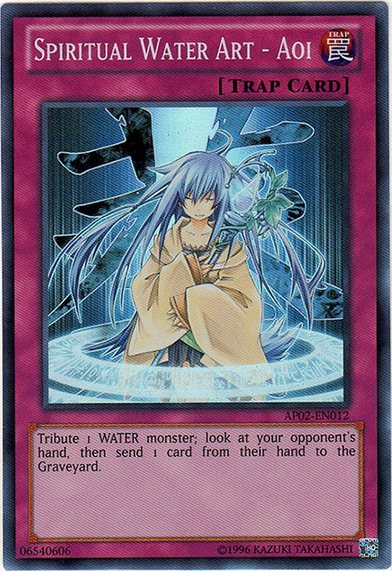 Spiritual Water Art - Aoi [AP02-EN012] Super Rare | Jomio and Rueliete's Cards and Comics