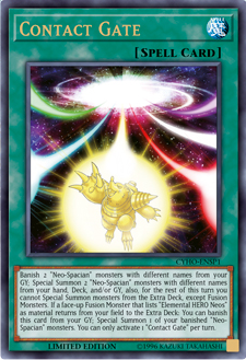 Contact Gate (Sneak Peek) [CYHO-ENSP1] Ultra Rare | Jomio and Rueliete's Cards and Comics