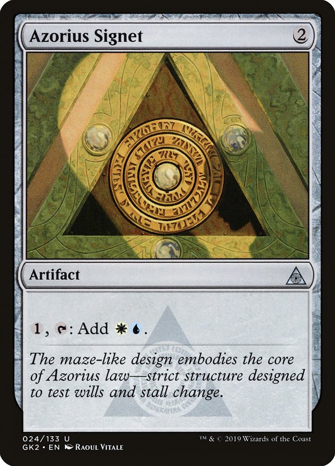 Azorius Signet [Ravnica Allegiance Guild Kit] | Jomio and Rueliete's Cards and Comics