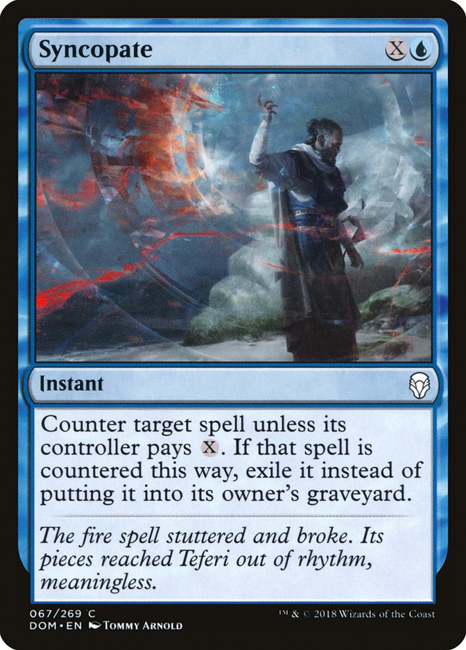 Syncopate [Dominaria] | Jomio and Rueliete's Cards and Comics