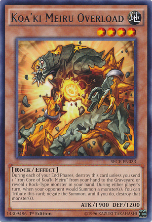 Koa'ki Meiru Overload [SECE-EN033] Rare | Jomio and Rueliete's Cards and Comics