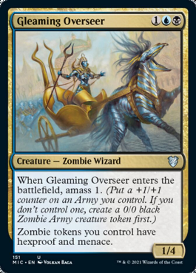 Gleaming Overseer [Innistrad: Midnight Hunt Commander] | Jomio and Rueliete's Cards and Comics