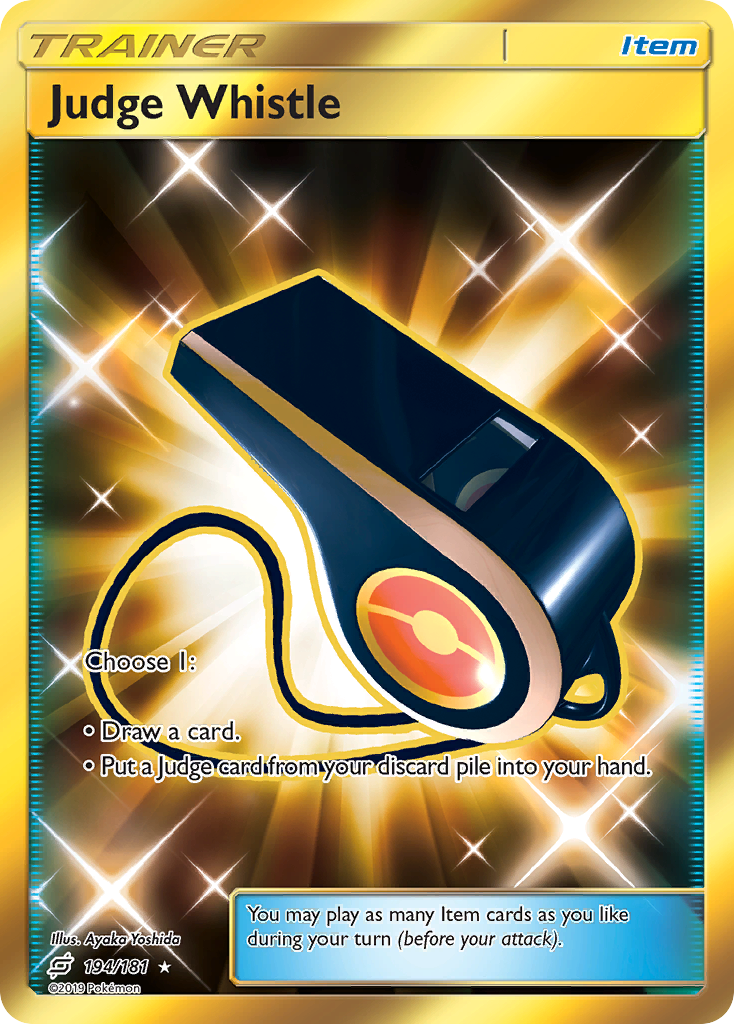 Judge Whistle (194/181) [Sun & Moon: Team Up] | Jomio and Rueliete's Cards and Comics