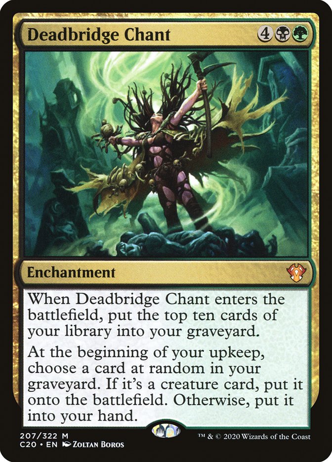 Deadbridge Chant [Commander 2020] | Jomio and Rueliete's Cards and Comics