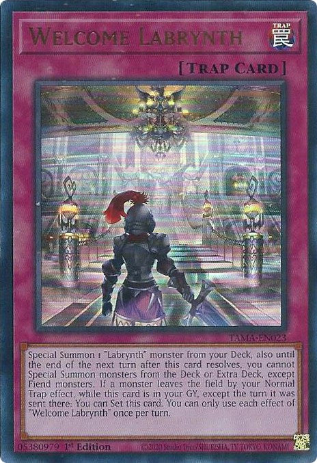 Welcome Labrynth [TAMA-EN023] Ultra Rare | Jomio and Rueliete's Cards and Comics