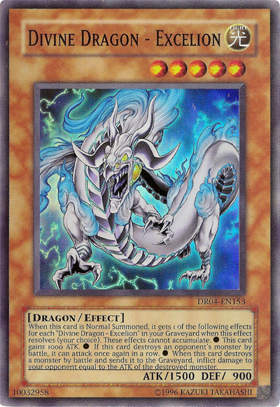 Divine Dragon - Excelion [DR04-EN153] Super Rare | Jomio and Rueliete's Cards and Comics
