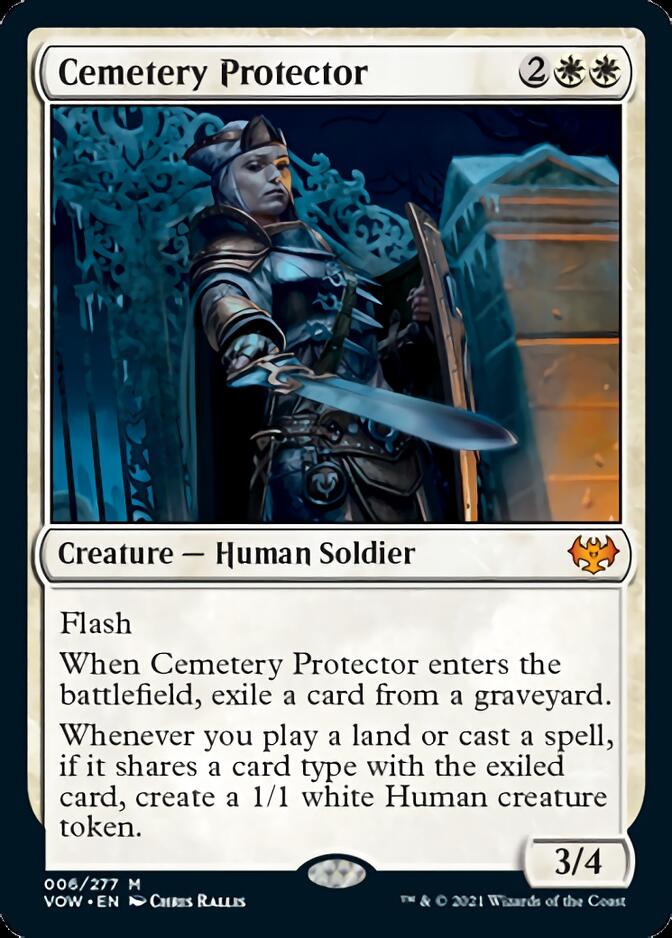 Cemetery Protector [Innistrad: Crimson Vow] | Jomio and Rueliete's Cards and Comics