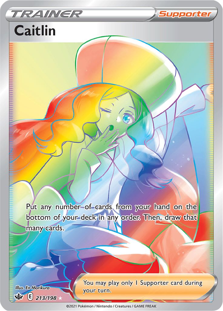 Caitlin (213/198) [Sword & Shield: Chilling Reign] | Jomio and Rueliete's Cards and Comics