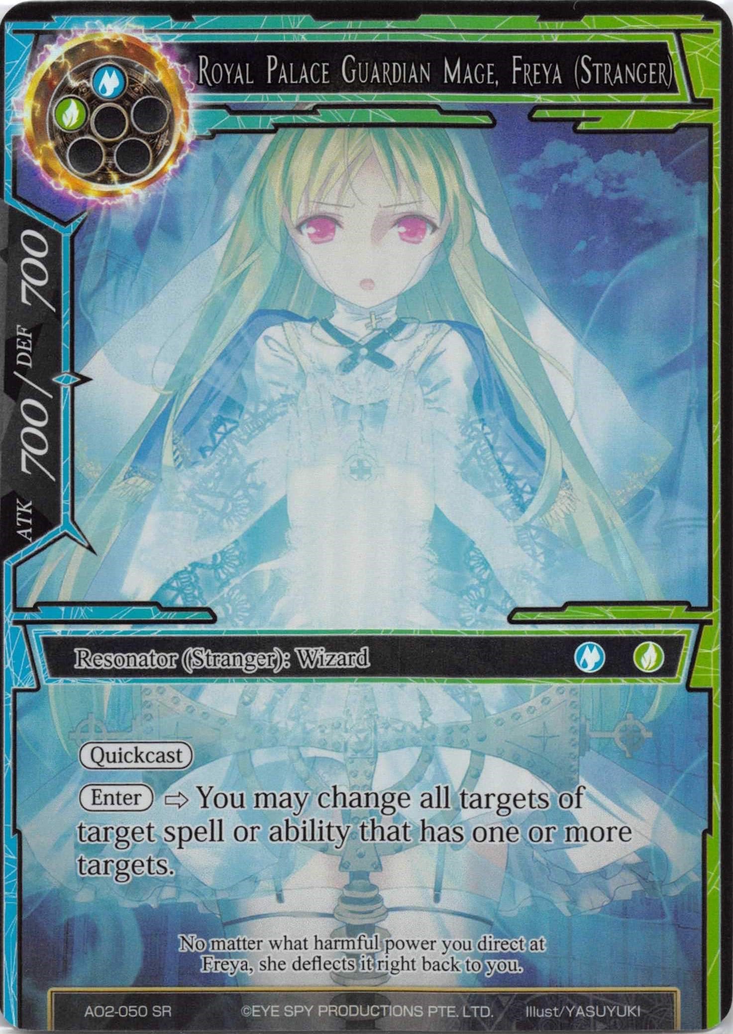 Royal Palace Guardian Mage, Freya (Stranger) (Full Art) (AO2-050) [Alice Origin II] | Jomio and Rueliete's Cards and Comics